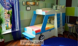 Кровать двухъярусная Funky Kids SV Jeep (Фанки Кидз СВ Джип)