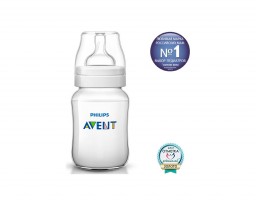 Бутылочка Philips AVENT «Classic+» с силиконовой соской с 1 мес. 260 мл