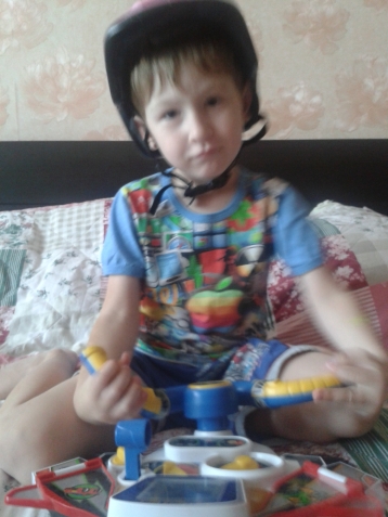 Мой сыночек.