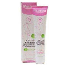 Крем для профилактики растяжек Mustela.