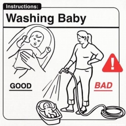 Инструкция для младенца